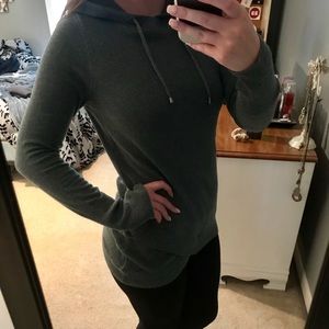 Long Lightweight Hooded Sweater